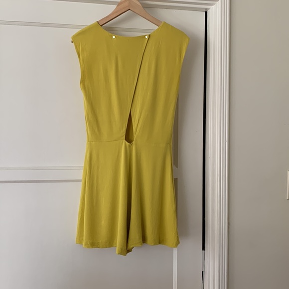 XS Chartreuse Zara Romper - Picture 4 of 5